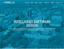 Tablet Screenshot of agilx.com